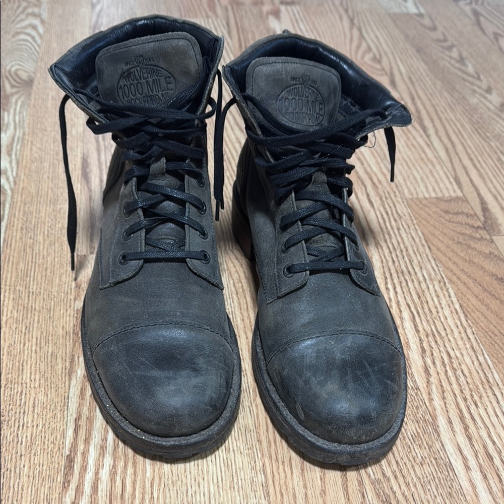 Wolverine Men's Black Leather Boots